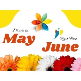 flyer with flowers